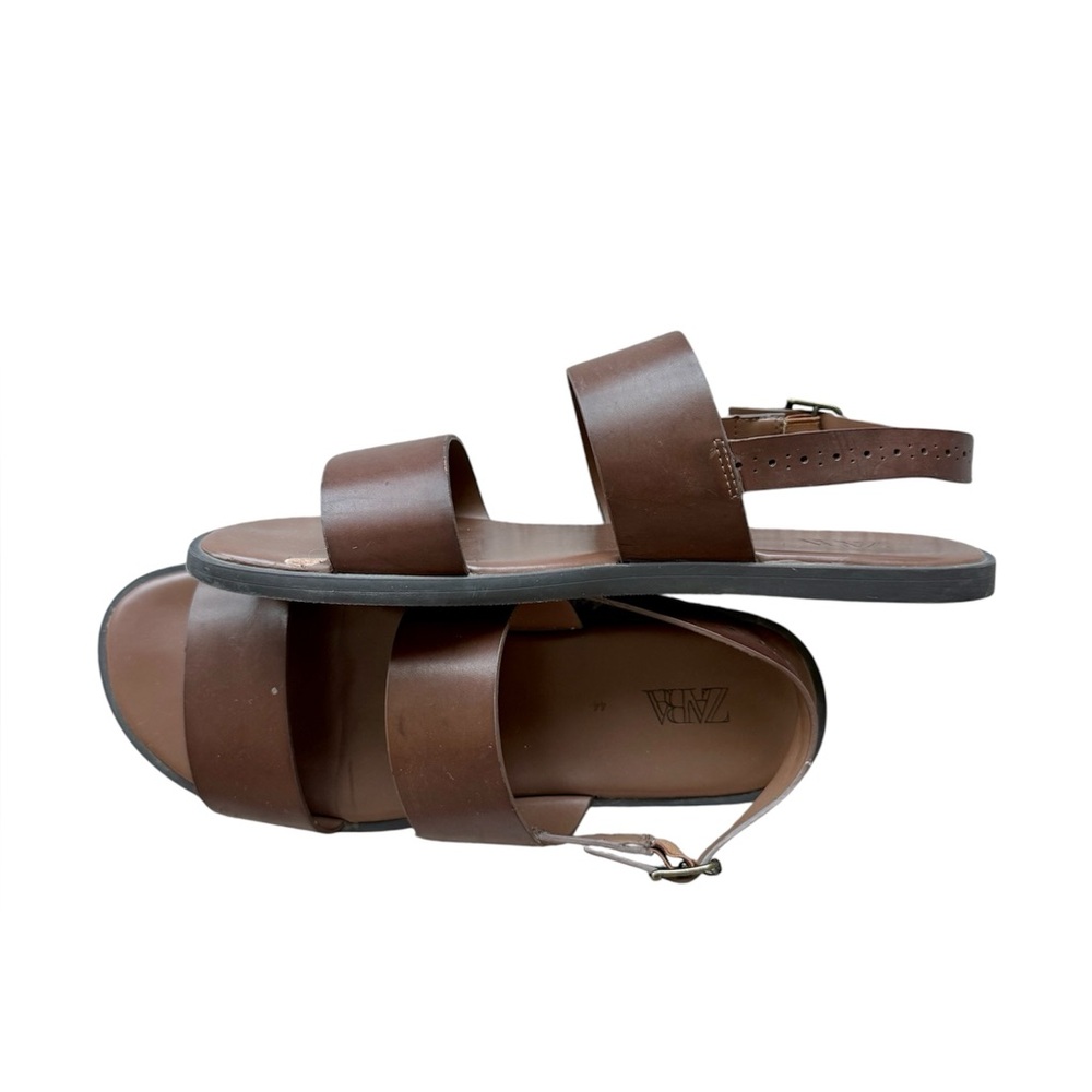 Zara Man Strappy Sandals, Brown, Size 44 (11)